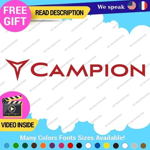 Campion Boat decal