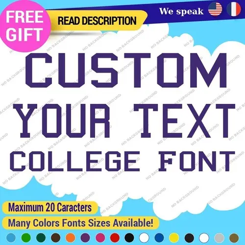 Custom College font