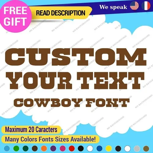 Custom Cowboy font