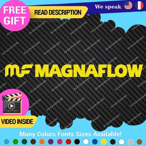 Fits Magnaflow Performance Exhaust JDM Decals Vinyl Stickers Race Muffler Pipe