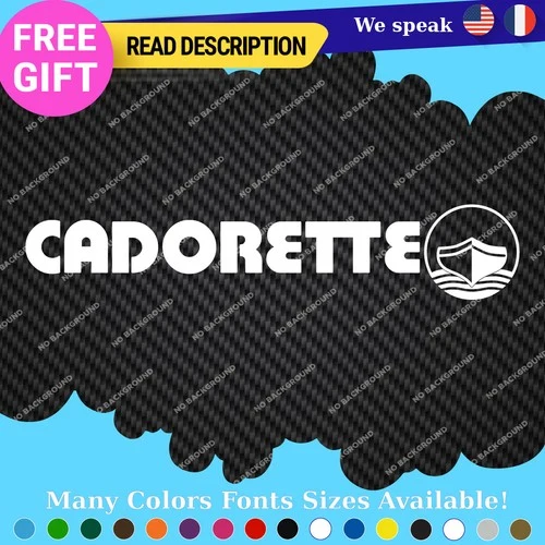 Fits Cadorette Boat Left Decal Sticker Cover Skipper Ski Nuova 160 146 Old