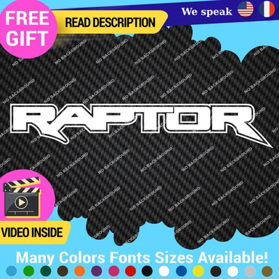Compatible Ford Raptor Stickers Decals Vinyl Truck Graphics Side Rear Large Size