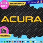 Fits Acura RSX Type VTEC Decals Stickers Vinyl Integra DC2 JDM TSX TLX RDX NSX - Image 2