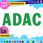 Fits ADAC Decals Stickers Vinyl German Automobile Club Deutch Car Tuning VW BMW