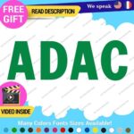 Fits ADAC Decals Stickers Vinyl German Automobile Club Deutch Car Tuning VW BMW - Image 2