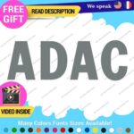 Fits ADAC Decals Stickers Vinyl German Automobile Club Deutch Car Tuning VW BMW - Image 3