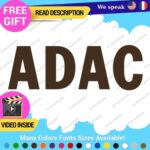 Fits ADAC Decals Stickers Vinyl German Automobile Club Deutch Car Tuning VW BMW - Image 4