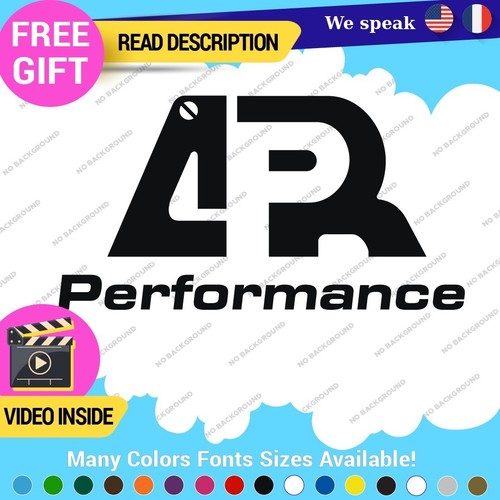 12-16049 Fits APR Performance Decals Stickers Vinyl Stage III Tuning JDM Motorsport ABS - Image 1