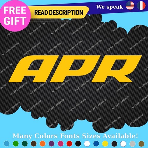 12-16289 Fits APR Performance Decals Stickers Vinyl Stage III Tuning JDM Motorsport ABS - Image 1