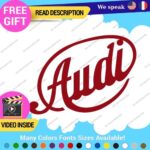 Fits Audi Old Vintage 1909 Ring Decals Stickers Vinyl Quattro Sport Racing Car - Image 5