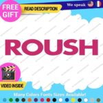 Fits Roush Performance Decals Stickers Vinyl Tuning Racing JDM Ford Mustang Name - Image 2