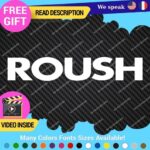 Fits Roush Performance Decals Stickers Vinyl Tuning Racing JDM Ford Mustang Name