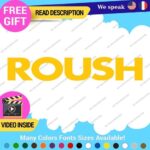 Fits Roush Performance Decals Stickers Vinyl Tuning Racing JDM Ford Mustang Name - Image 3
