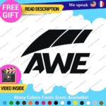 Fits AWE Tuning Decals Stickers Vinyl Exhaust Muffler Intake Life Foiler Coolers