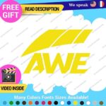 Fits AWE Tuning Decals Stickers Vinyl Exhaust Muffler Intake Life Foiler Coolers - Image 3