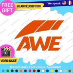 Fits AWE Tuning Decals Stickers Vinyl Exhaust Muffler Intake Life Foiler Coolers - Image 6