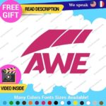Fits AWE Tuning Decals Stickers Vinyl Exhaust Muffler Intake Life Foiler Coolers - Image 7