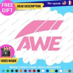 Fits AWE Tuning Decals Stickers Vinyl Exhaust Muffler Intake Life Foiler Coolers - Image 8