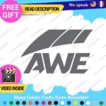 Fits AWE Tuning Decals Stickers Vinyl Exhaust Muffler Intake Life Foiler Coolers