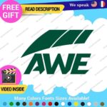 Fits AWE Tuning Decals Stickers Vinyl Exhaust Muffler Intake Life Foiler Coolers - Image 5