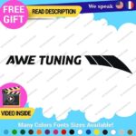 Fits AWE Tuning Decal Stickers Vinyl Exhaust Muffler Intake Right Foiler Coolers - Image 2