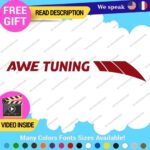 Fits AWE Tuning Decal Stickers Vinyl Exhaust Muffler Intake Right Foiler Coolers - Image 5