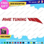 Fits AWE Tuning Decal Stickers Vinyl Exhaust Muffler Intake Right Foiler Coolers - Image 6