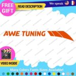 Fits AWE Tuning Decal Stickers Vinyl Exhaust Muffler Intake Right Foiler Coolers - Image 7