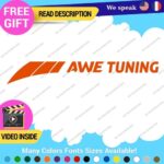 Fits AWE Tuning Decal Stickers Vinyl Exhaust Muffler Intake Left Foiler Coolers - Image 3