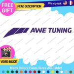 Fits AWE Tuning Decal Stickers Vinyl Exhaust Muffler Intake Left Foiler Coolers - Image 6