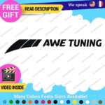 Fits AWE Tuning Decal Stickers Vinyl Exhaust Muffler Intake Left Foiler Coolers
