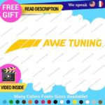 Fits AWE Tuning Decal Stickers Vinyl Exhaust Muffler Intake Left Foiler Coolers - Image 2