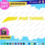 Fits AWE Tuning Decal Stickers Vinyl Exhaust Muffler Intake Left Foiler Coolers - Image 3