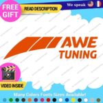 Fits AWE Tuning Decal Stickers Vinyl Exhaust Muffler Intake Foiler Coolers - Image 2
