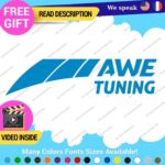 Fits AWE Tuning Decal Stickers Vinyl Exhaust Muffler Intake Foiler Coolers - Image 8