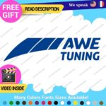Fits AWE Tuning Decal Stickers Vinyl Exhaust Muffler Intake Foiler Coolers - Image 7