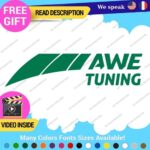 Fits AWE Tuning Decal Stickers Vinyl Exhaust Muffler Intake Foiler Coolers - Image 8