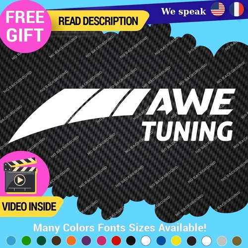 12-19783 Fits AWE Tuning Decal Stickers Vinyl Exhaust Muffler Intake Foiler Coolers - Image 1