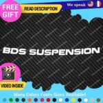 Fits BDS Suspension Stickers Vinyl Decal Lift Kit Arms Coil Bar Steering Curved