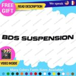 Fits BDS Suspension Stickers Vinyl Decal Lift Kit Arms Coil Bar Steering Curved - Image 2