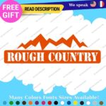 Fits Rough Decals Stickers Vinyl Country Suspension Truck Off Road 4x4 Lift Jack