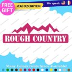Fits Rough Decals Stickers Vinyl Country Suspension Truck Off Road 4x4 Lift Jack - Image 3