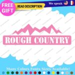 Fits Rough Decals Stickers Vinyl Country Suspension Truck Off Road 4x4 Lift Jack - Image 4