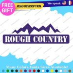 Fits Rough Decals Stickers Vinyl Country Suspension Truck Off Road 4x4 Lift Jack - Image 5