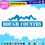 Fits Rough Decals Stickers Vinyl Country Suspension Truck Off Road 4x4 Lift Jack - Image 8