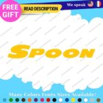 Fits Spoon Sport Decal Stickers Vinyl Honda Civic JDM Tuning Wheel Turbo Rim Mag - Image 3
