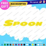Fits Spoon Sport Decal Stickers Vinyl Honda Civic JDM Tuning Wheel Turbo Rim Mag - Image 4