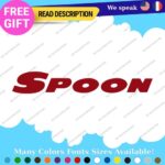 Fits Spoon Sport Decal Stickers Vinyl Honda Civic JDM Tuning Wheel Turbo Rim Mag - Image 5