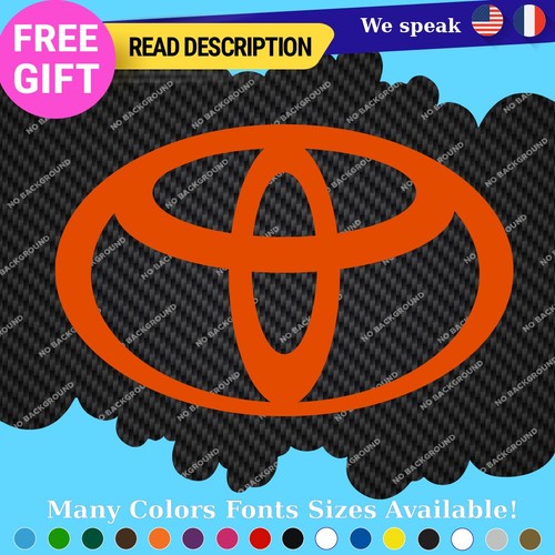 12-23226 Fits Toyota Logo Decals Stickers Vinyl GT 86 FRS BRZ JDM Drift Tuning Door Japan - Image 1