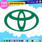Fits Toyota Logo Decals Stickers Vinyl GT 86 FRS BRZ JDM Drift Tuning Door Japan - Image 5